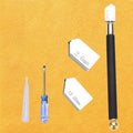 Professional glass cutter set with oil feed