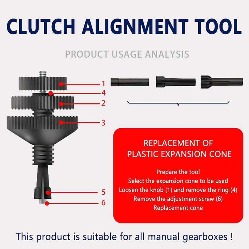 📢📢50% OFF !! ⏰Single Disc Clutch Alignment Tool