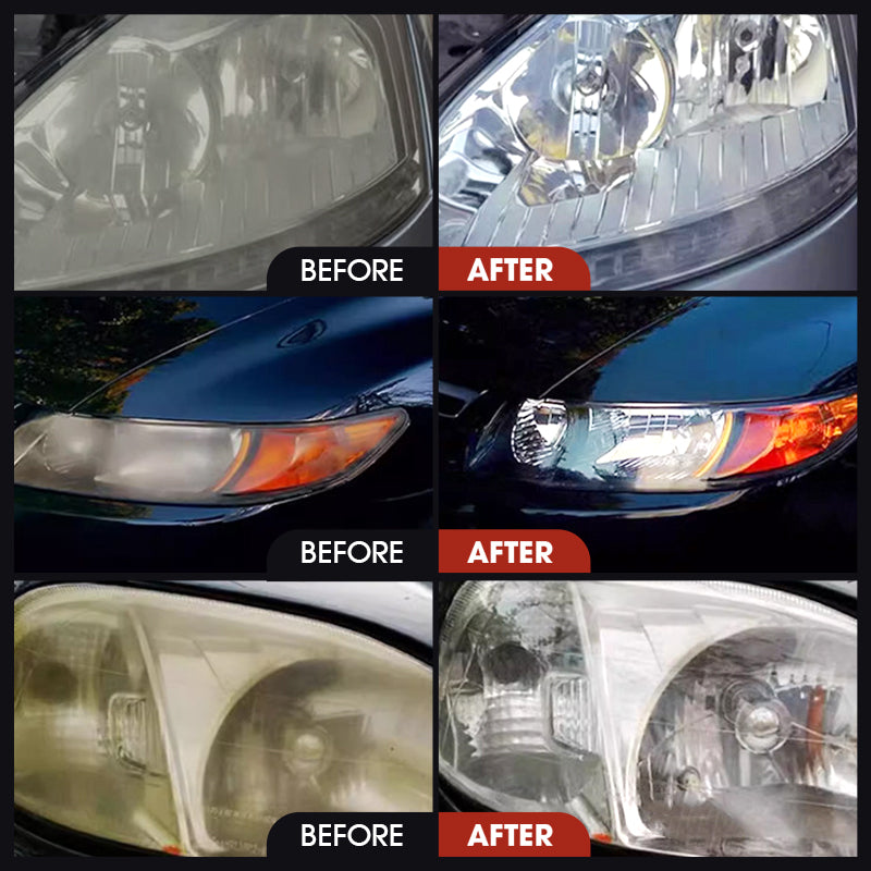 📢📢50% OFF !! ⏰180ml Professional Car Headlight Restorer with Sponge