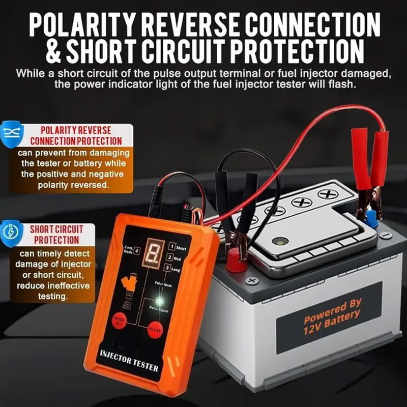 📢📢50% OFF !! ⏰Professional 4-Mode Fuel Injector Tester & Cleaner Tool