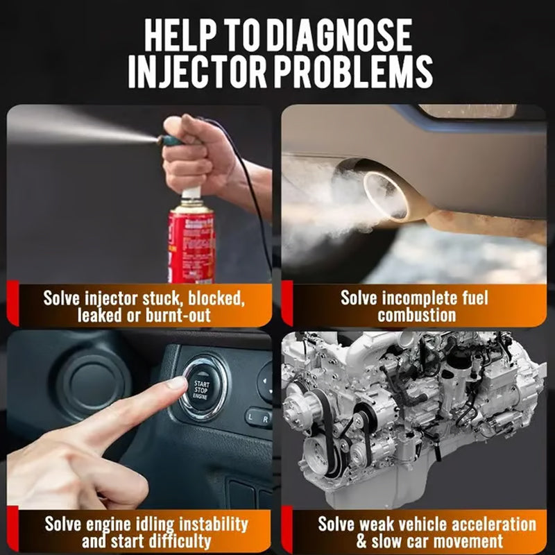 📢📢50% OFF !! ⏰Professional 4-Mode Fuel Injector Tester & Cleaner Tool