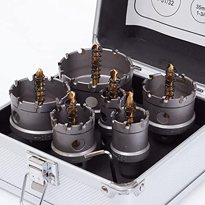 📢📢40% OFF !! ⏰Carbide Tipped Metal Hole Saw Kit