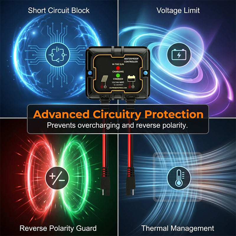 📢📢50% OFF !! ⏰Waterproof MPPT Solar Charge Controller
