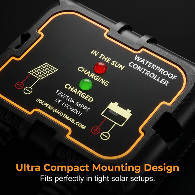 📢📢50% OFF !! ⏰Waterproof MPPT Solar Charge Controller