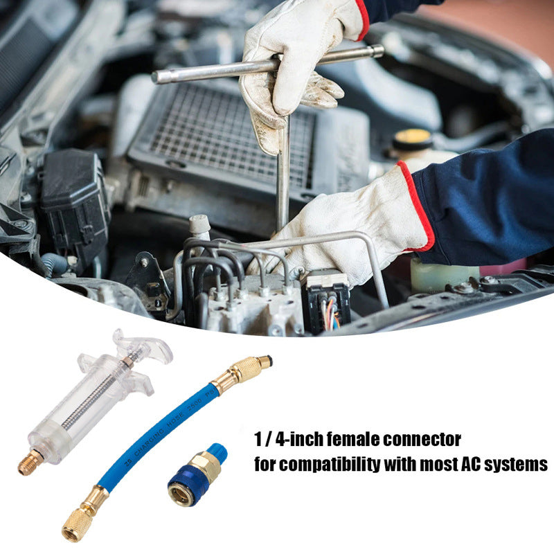 📢📢50% OFF !! ⏰Precision AC Oil Dye Injector