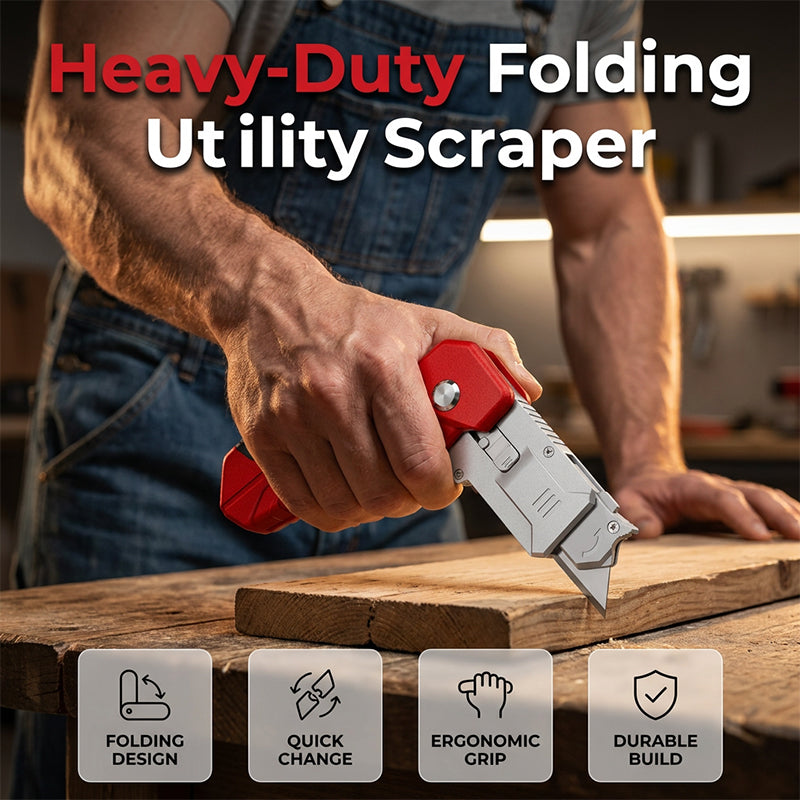 📢📢50% OFF !! ⏰Multi-Functional Heavy Duty Scraper