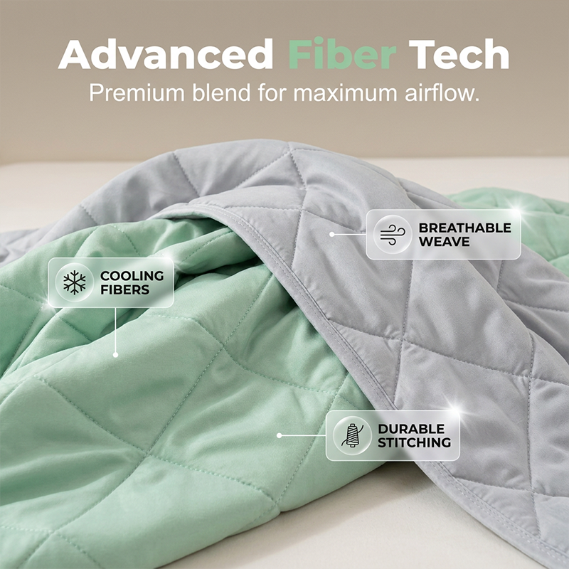 📢📢40% OFF !! ⏰Solid Color Lightweight Cooling Summer Quilt
