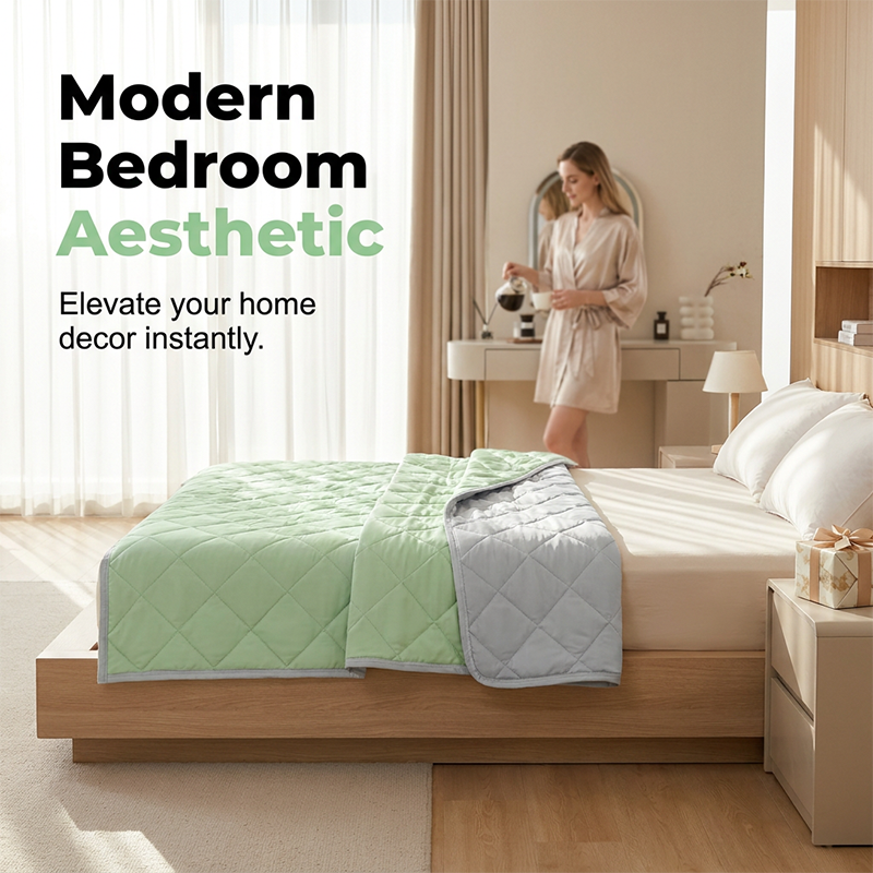 📢📢40% OFF !! ⏰Solid Color Lightweight Cooling Summer Quilt