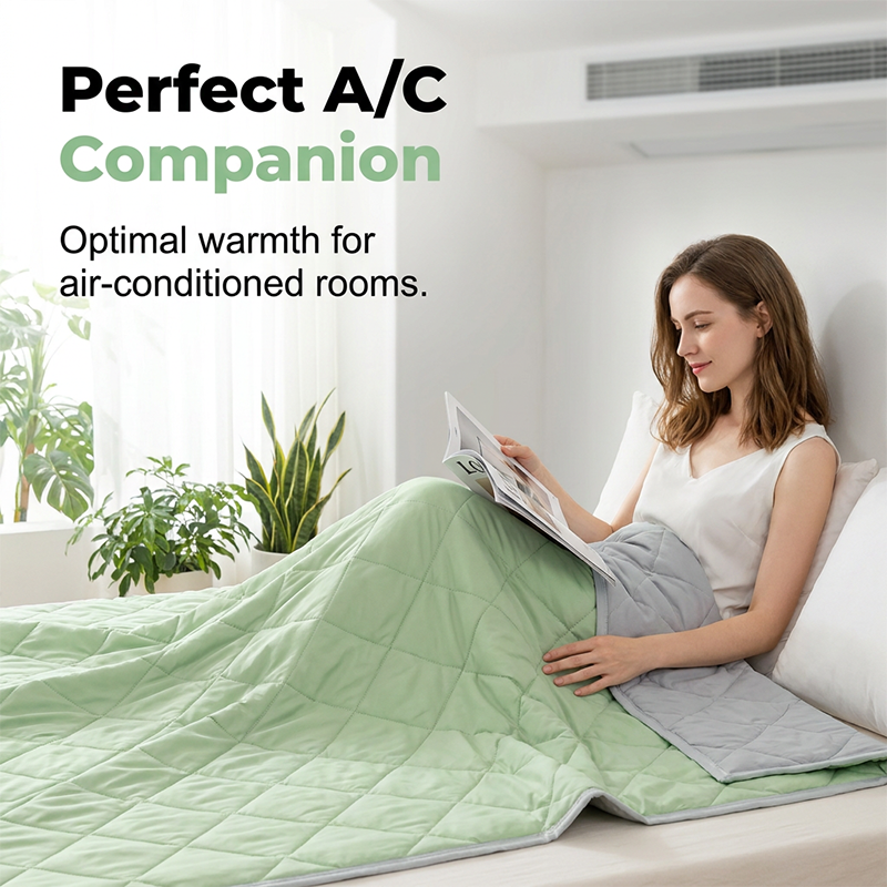 📢📢40% OFF !! ⏰Solid Color Lightweight Cooling Summer Quilt