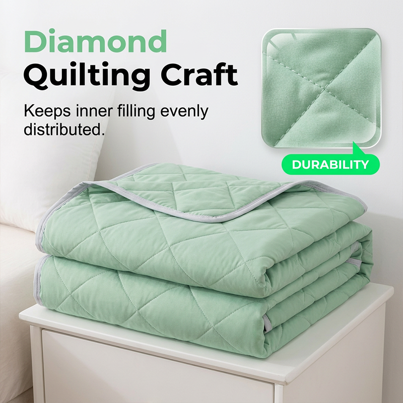📢📢40% OFF !! ⏰Solid Color Lightweight Cooling Summer Quilt