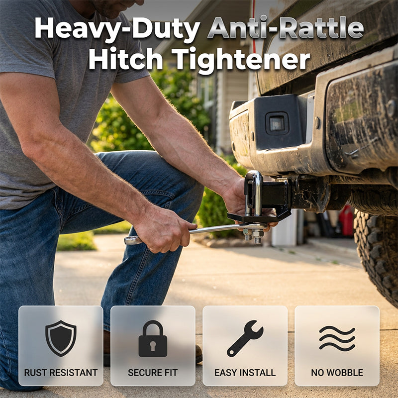 📢📢50% OFF !! ⏰Heavy-Duty Anti-Rattle Hitch Tightener