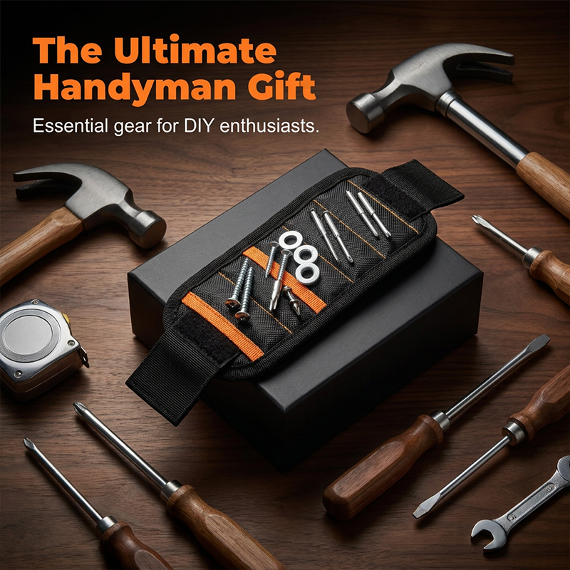 📢📢50% OFF !! ⏰Adjustable Magnetic Tool Holder Wristband