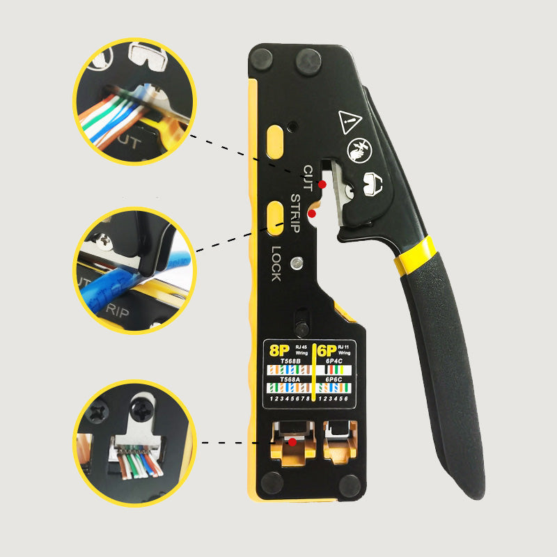📢📢50% OFF !! ⏰Multi-Function Network Cable Crimping Tool