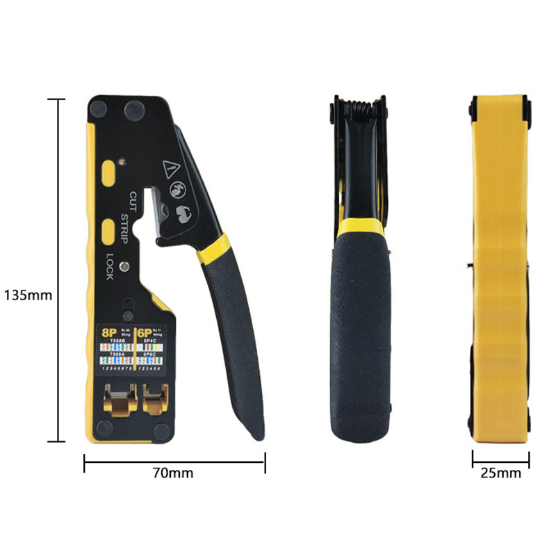📢📢50% OFF !! ⏰Multi-Function Network Cable Crimping Tool