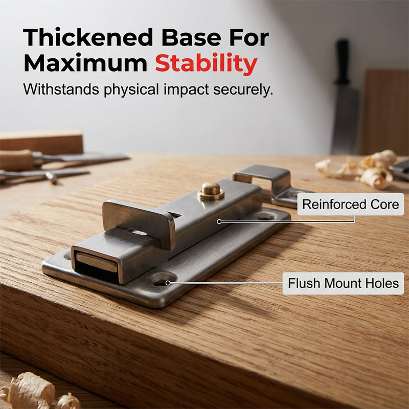 📢📢50% OFF !! ⏰Auto-Rebound Security Door Latch