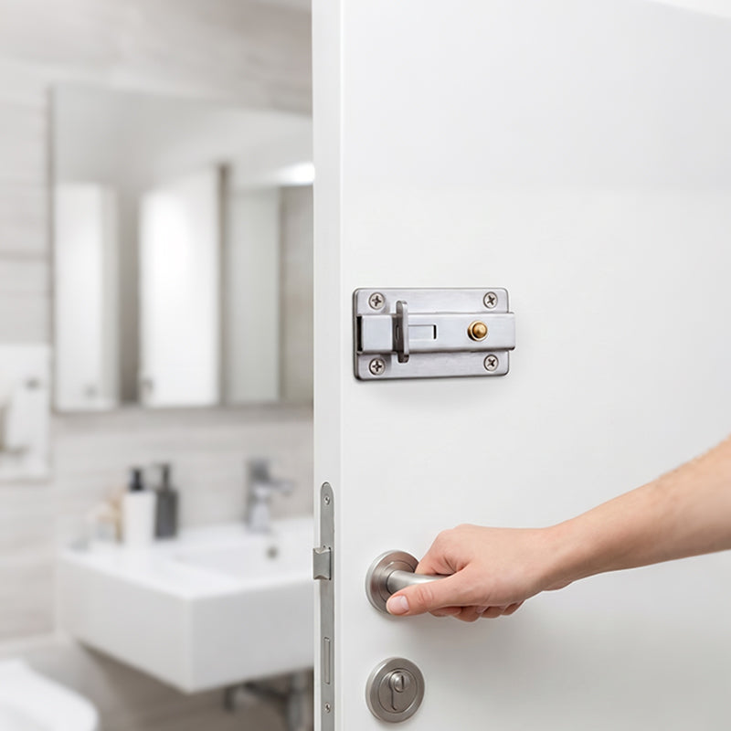📢📢50% OFF !! ⏰Auto-Rebound Security Door Latch