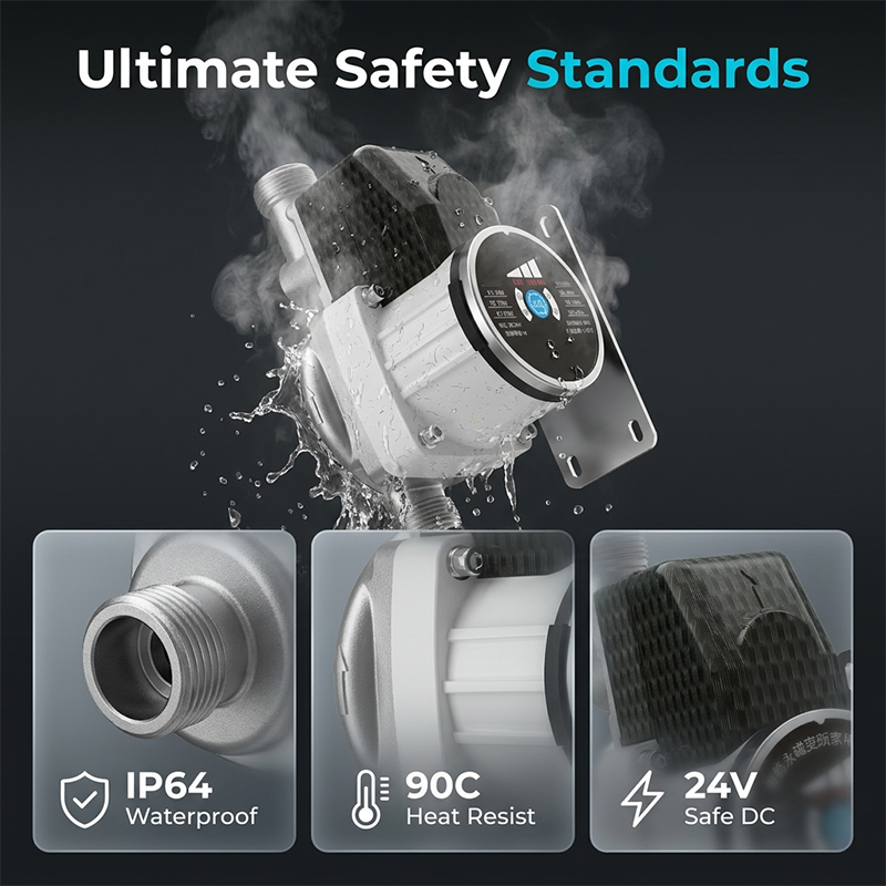 Safe 24V Smart Water Booster Pump
