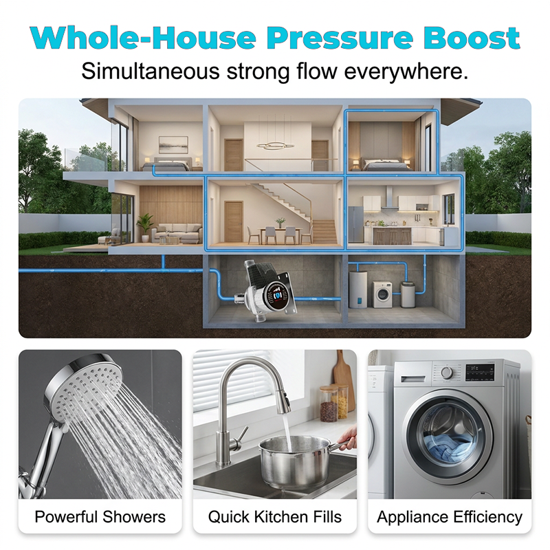 Safe 24V Smart Water Booster Pump