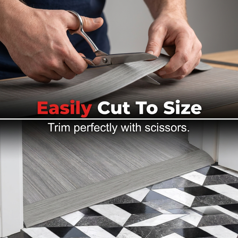 📢📢50% OFF !! ⏰Self-Adhesive Flexible Floor Transition Strip