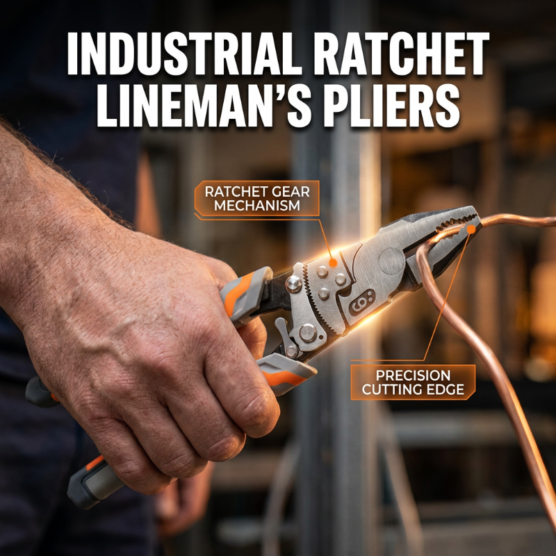 📢📢40% OFF !! ⏰Ratchet Cable Wire Cutter Pliers