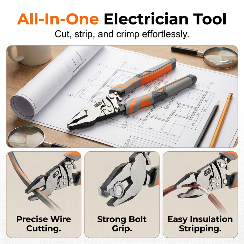 📢📢40% OFF !! ⏰Ratchet Cable Wire Cutter Pliers