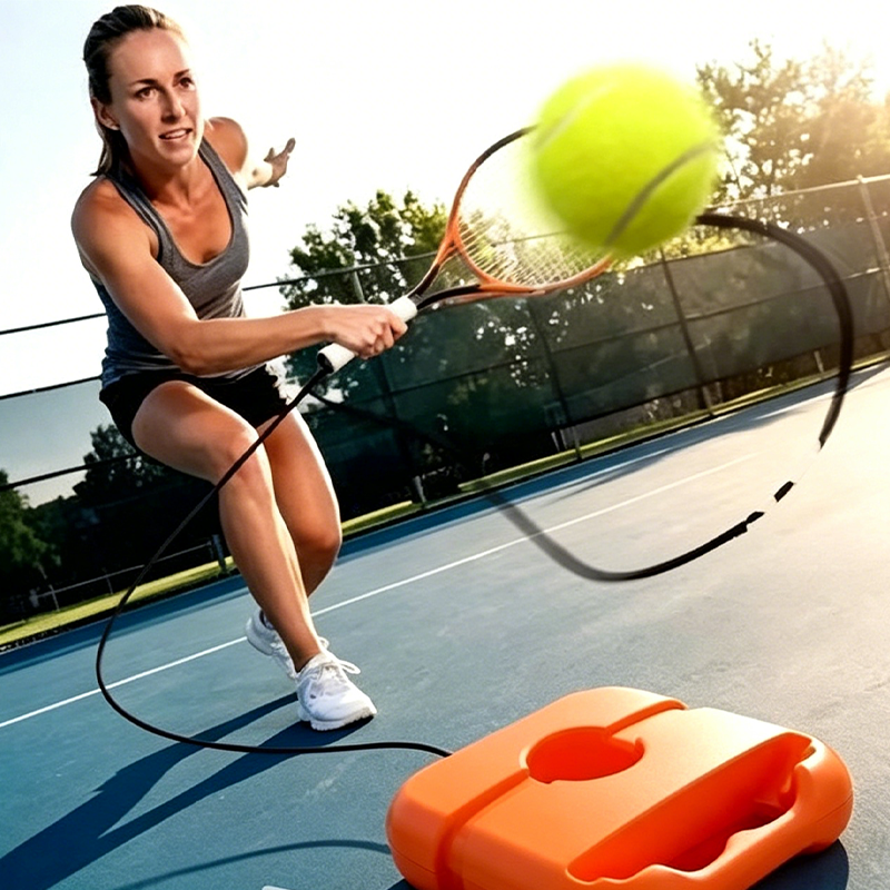 📢📢50% OFF !! ⏰Solo Tennis Rebound Trainer