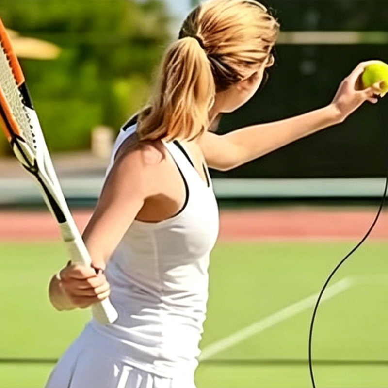 📢📢50% OFF !! ⏰Solo Tennis Rebound Trainer