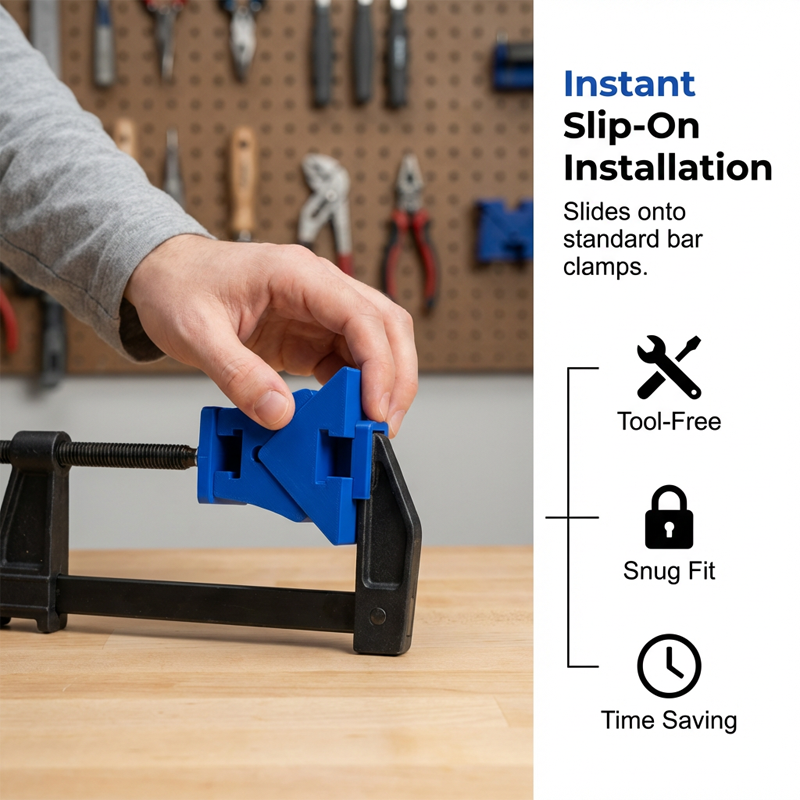 📢📢50% OFF !! ⏰Corner Clamp Adapter for Quick-Grip Bar Clamps