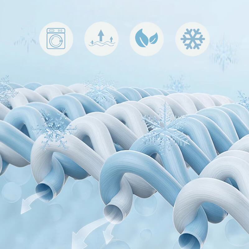 📢📢40% OFF !! ⏰Ice Silk Cool Mattress Fitted Sheet 2-pcs Sets