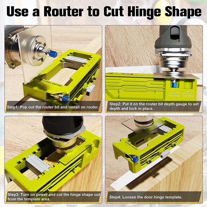 📢📢40% OFF !! ⏰Door Hinge Jig Kit