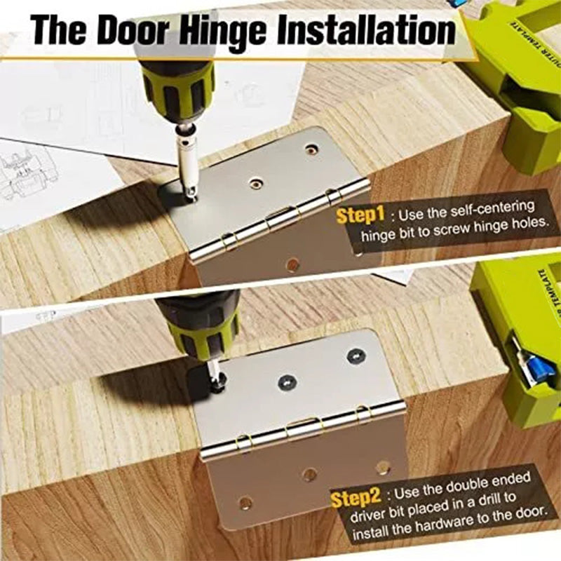 📢📢40% OFF !! ⏰Door Hinge Jig Kit