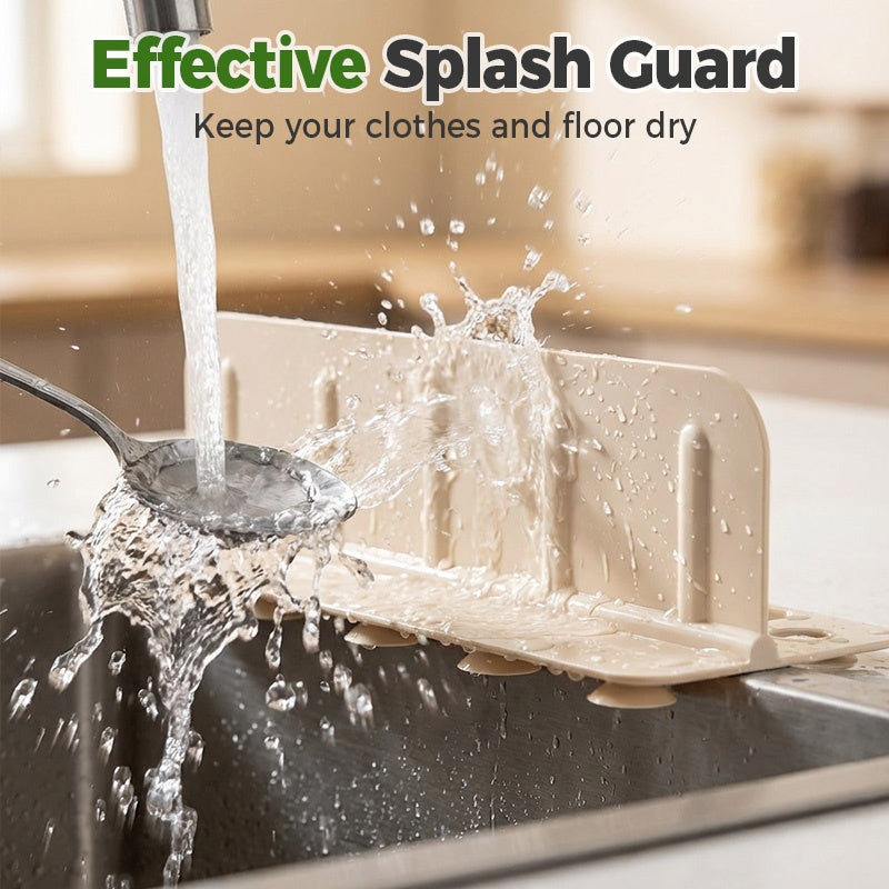 📢📢40% OFF !! ⏰Foldable Sink Splash Guard with Suction Cups