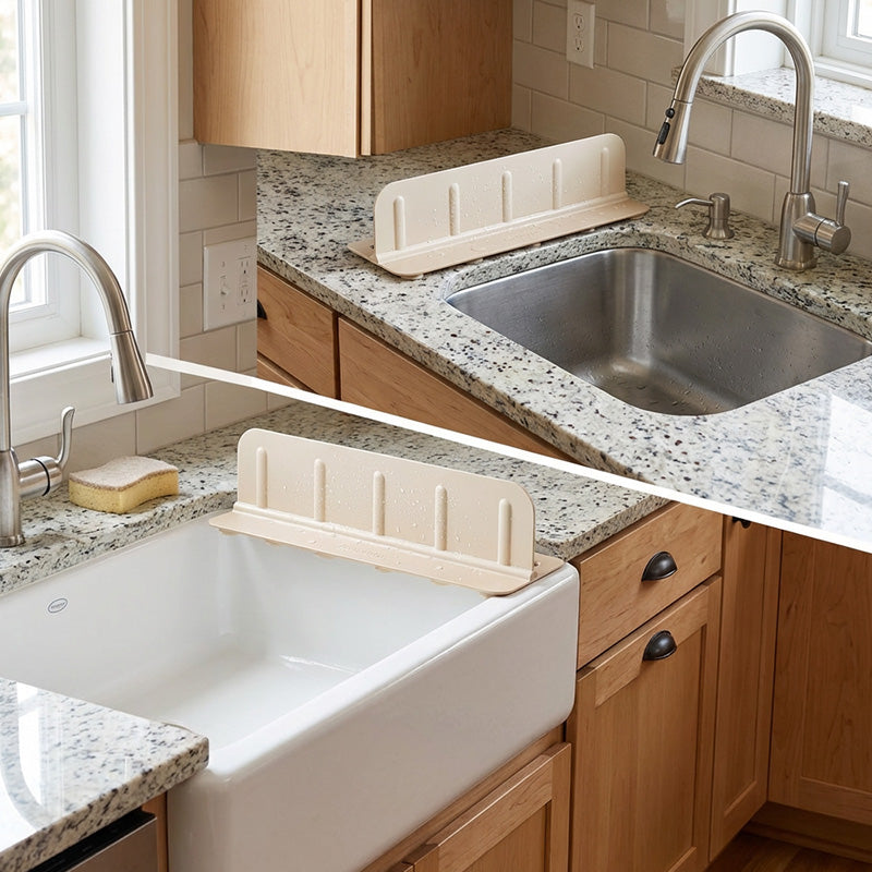 📢📢40% OFF !! ⏰Foldable Sink Splash Guard with Suction Cups