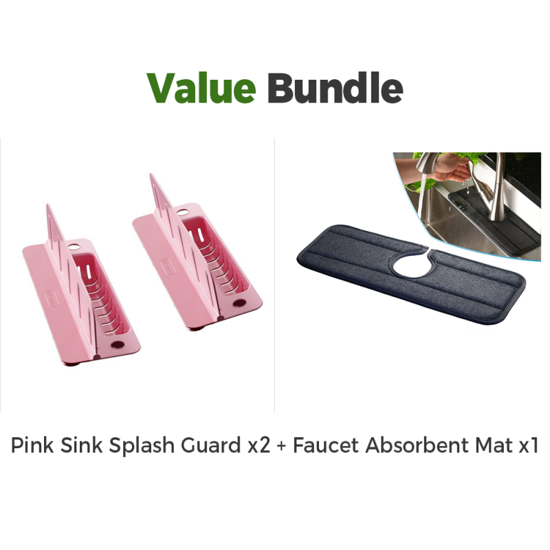 📢📢40% OFF !! ⏰Foldable Sink Splash Guard with Suction Cups