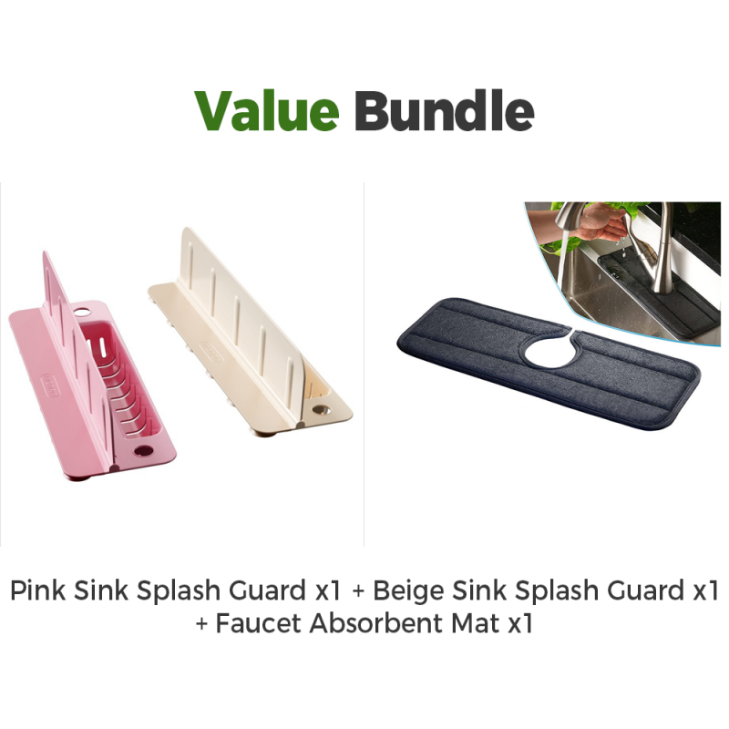 📢📢40% OFF !! ⏰Foldable Sink Splash Guard with Suction Cups