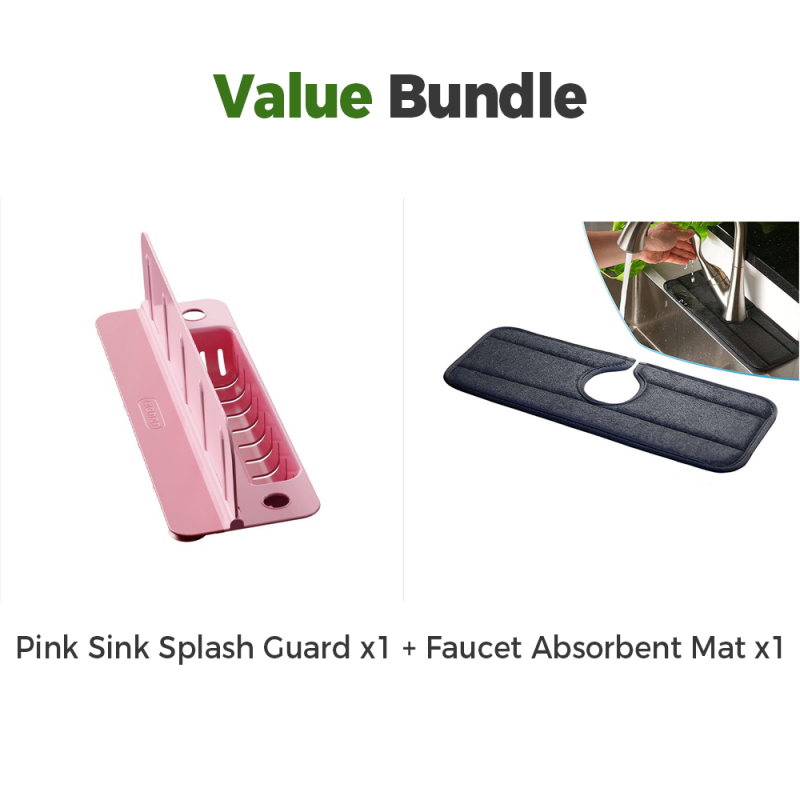 📢📢40% OFF !! ⏰Foldable Sink Splash Guard with Suction Cups