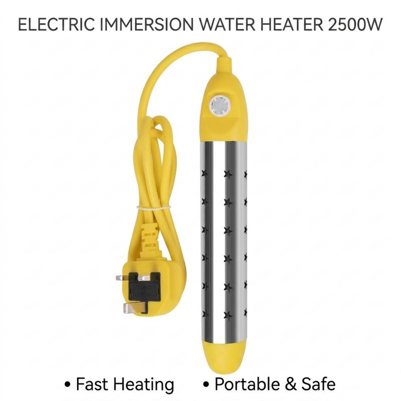 📢📢40% OFF !! ⏰Safe Anti-Scald Immersion Heater for Travel & Home