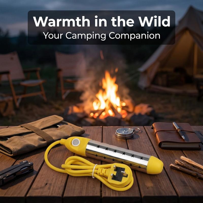📢📢40% OFF !! ⏰Safe Anti-Scald Immersion Heater for Travel & Home