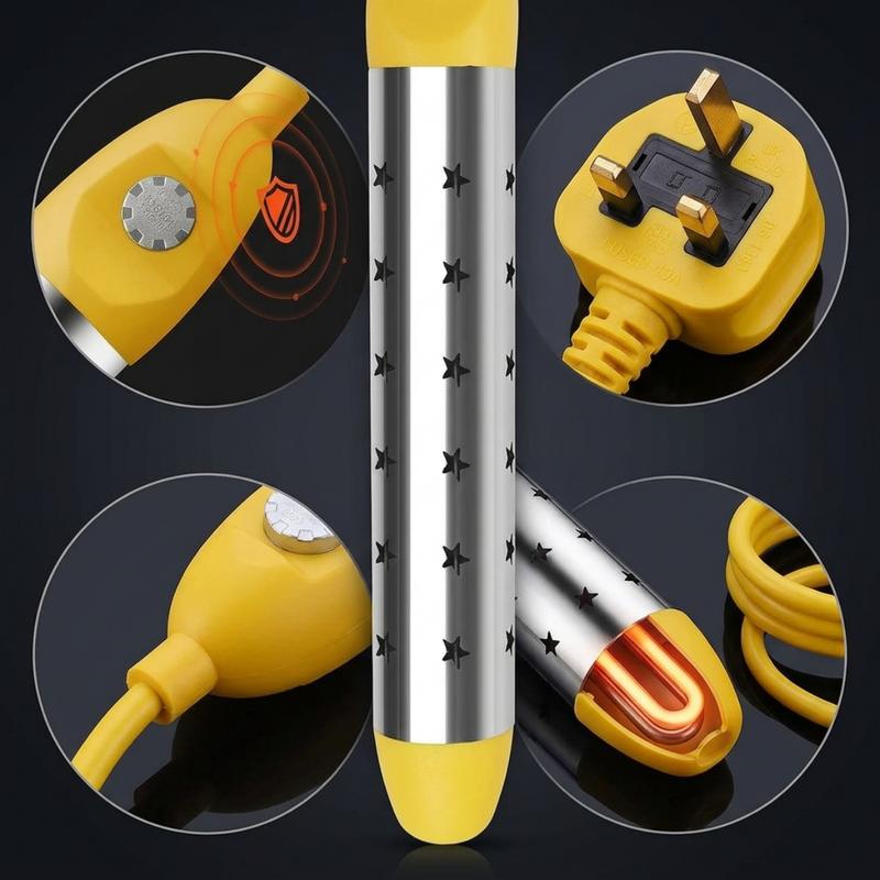 📢📢40% OFF !! ⏰Safe Anti-Scald Immersion Heater for Travel & Home