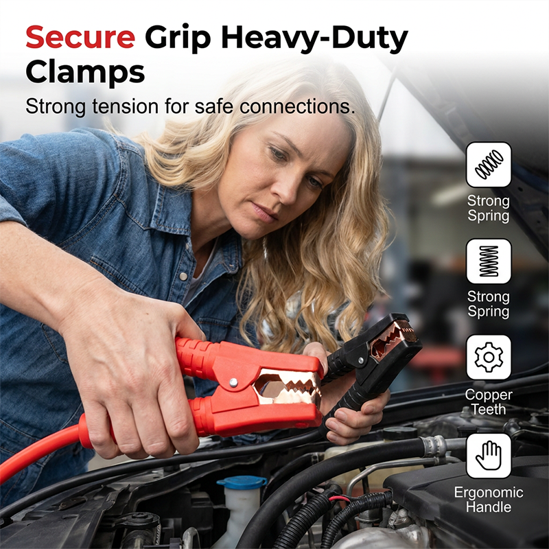 📢📢40% OFF !! ⏰Heavy-Duty 2000A Jumper Cables