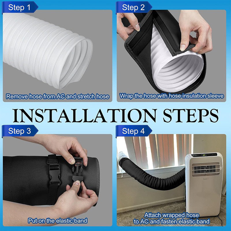 📢📢40% OFF !! ⏰Portable Air Conditioner Hose Cover