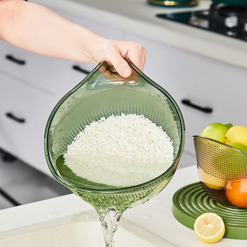 📢📢50% OFF !! ⏰Multipurpose Rice Washing Bowl Strainer with Handle