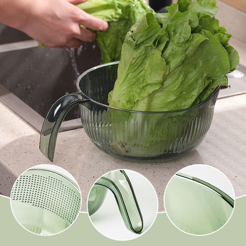 📢📢50% OFF !! ⏰Multipurpose Rice Washing Bowl Strainer with Handle