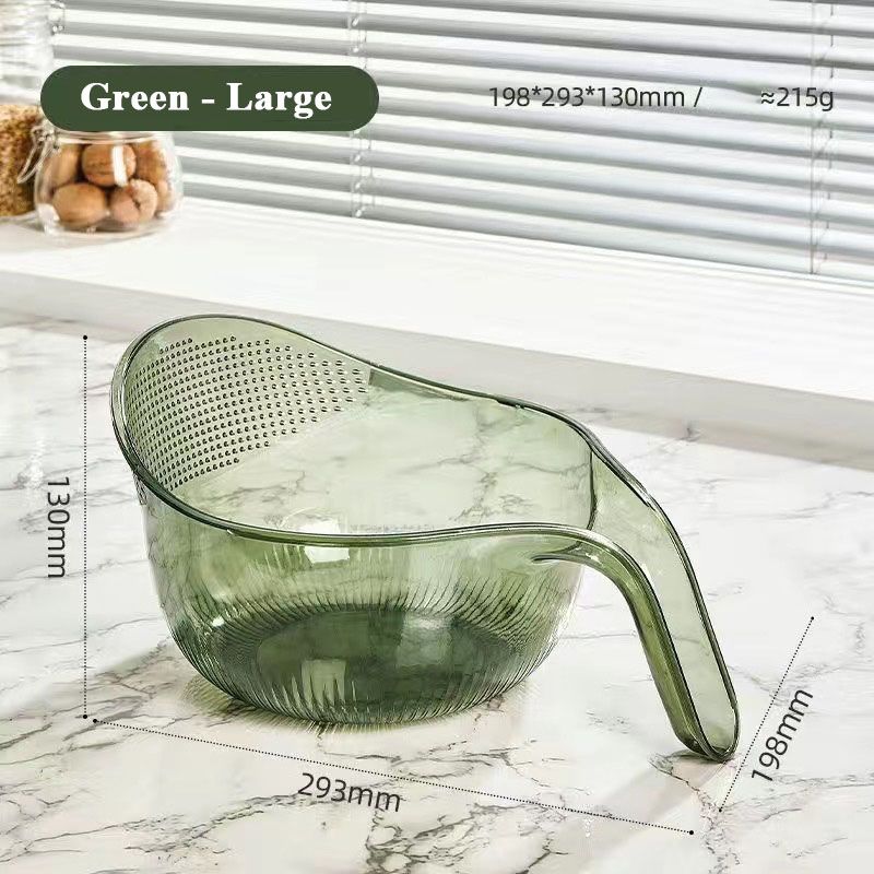 📢📢50% OFF !! ⏰Multipurpose Rice Washing Bowl Strainer with Handle