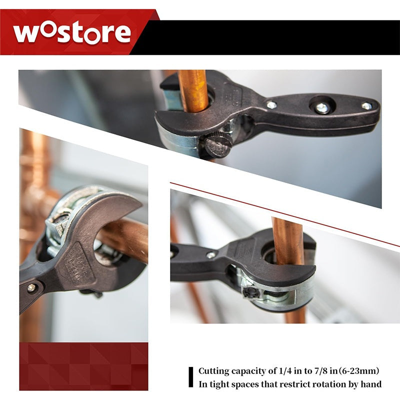📢📢40% OFF !! ⏰3-Piece Ratcheting Tubing Cutter Set