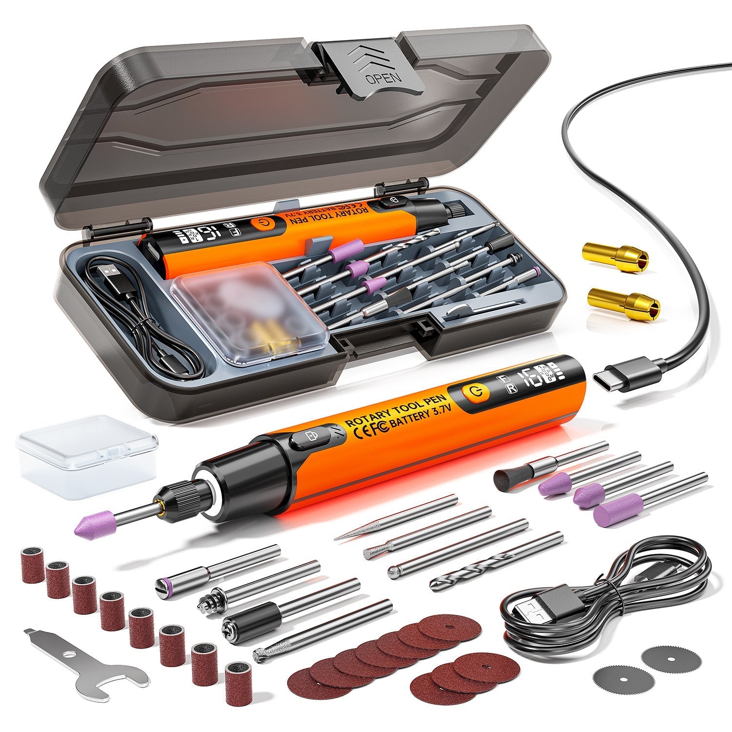 📢📢40% OFF !! ⏰Portable Electric Polishing & Grinding Kit