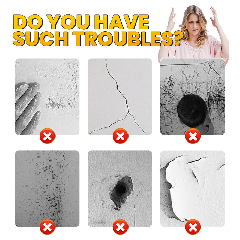 📢📢50% OFF !! ⏰PVZXR® Non-Toxic Wall Repair Solution Rewalepair