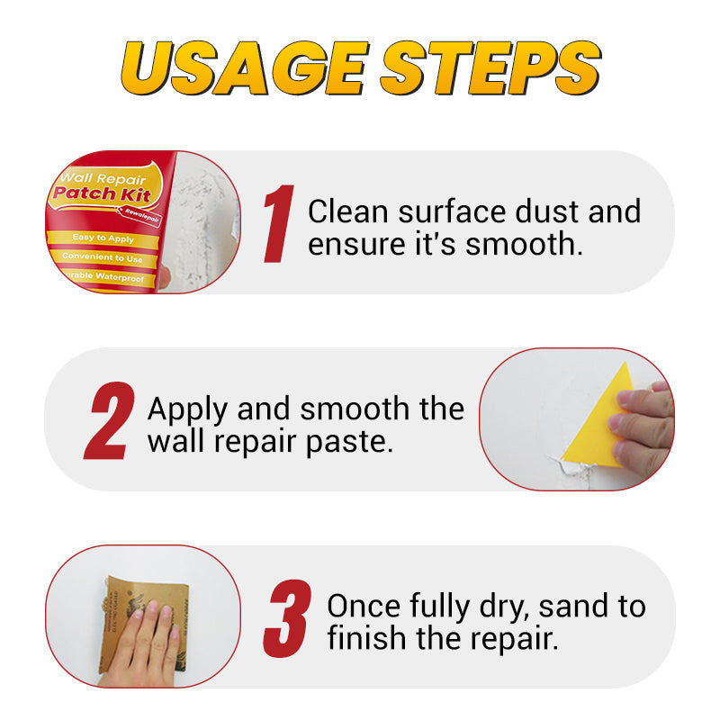 📢📢50% OFF !! ⏰PVZXR® Non-Toxic Wall Repair Solution Rewalepair