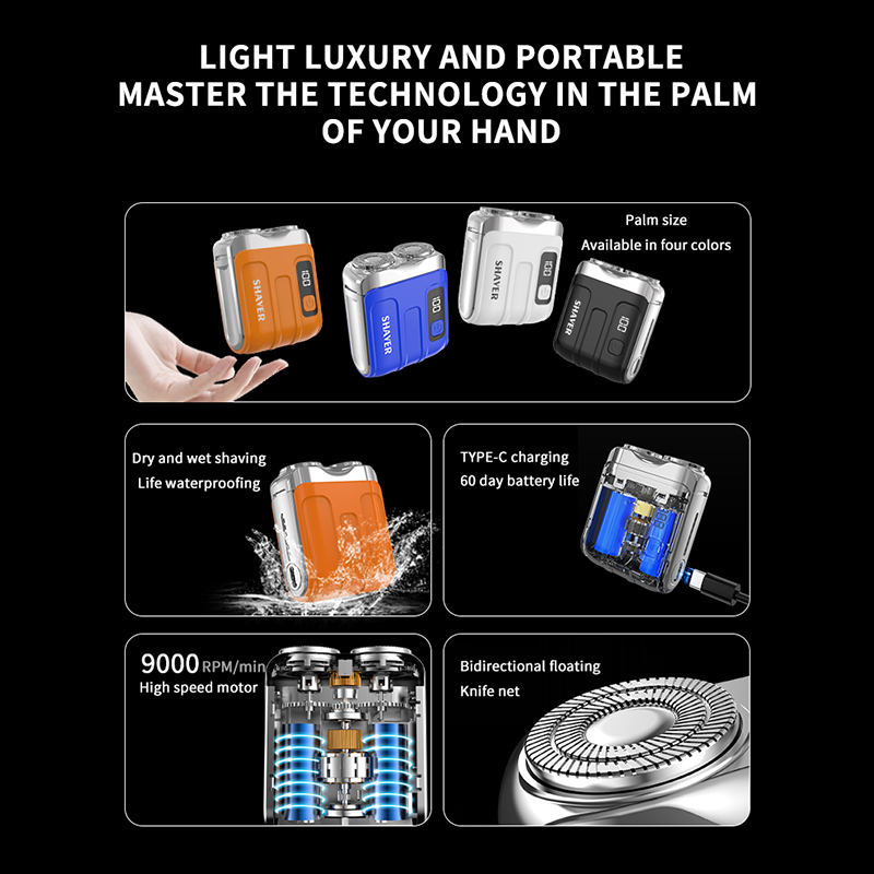 📢📢50% OFF !! ⏰Portable Mini Men's Electric Shaver