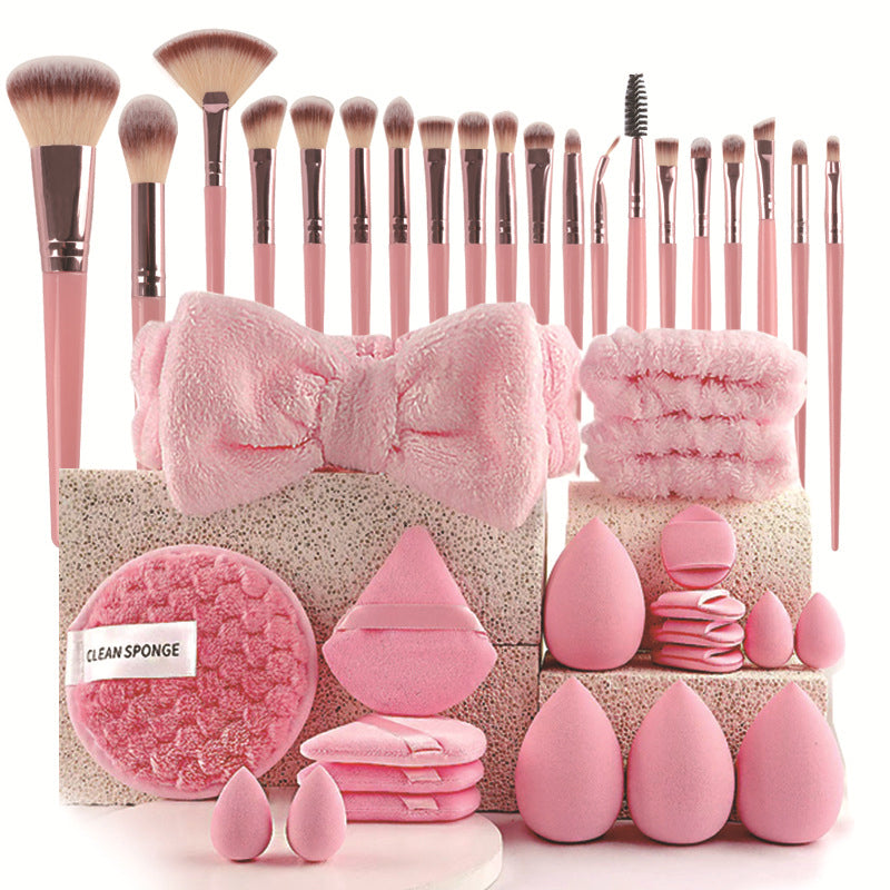 📢📢50% OFF !! ⏰All-in-One Makeup Brush & Sponge Set
